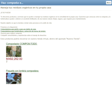 Tablet Screenshot of hazcomposta.com.mx